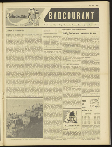 Schouwen's Badcourant 1963-07-05