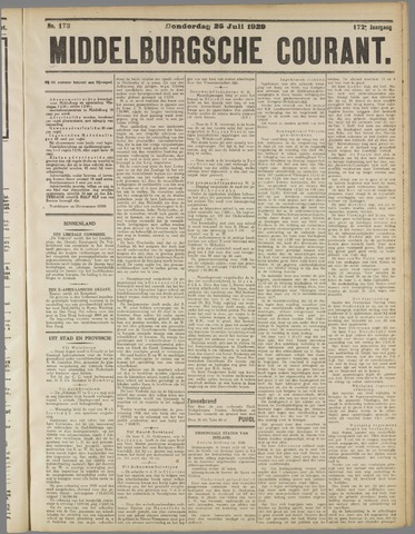 Middelburgsche Courant 1929-07-25