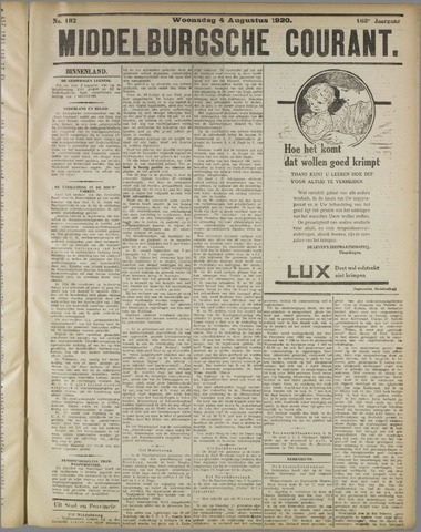 Middelburgsche Courant 1920-08-04