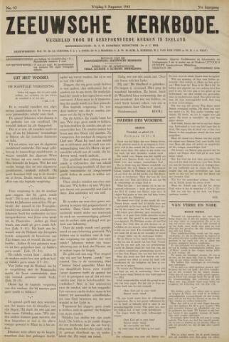 Zeeuwsche kerkbode, weekblad gewijd aan de belangen der gereformeerde kerken/ Zeeuwsch kerkblad 1941-08-08