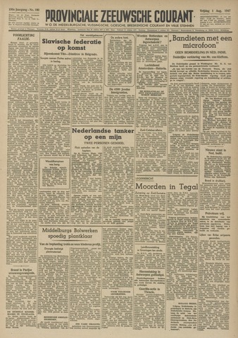 Provinciale Zeeuwse Courant 1947-08-01