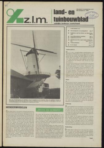 Zeeuwsch landbouwblad ... ZLM land- en tuinbouwblad 1977-08-19