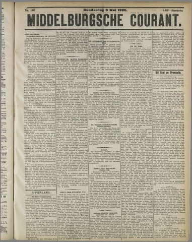 Middelburgsche Courant 1920-05-06