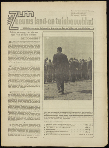 Zeeuwsch landbouwblad ... ZLM land- en tuinbouwblad 1967-05-12