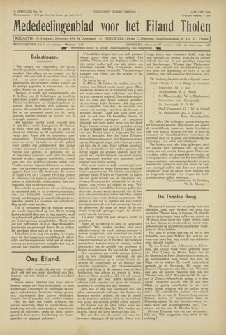 Eendrachtbode (1945-heden)/Mededeelingenblad voor het eiland Tholen (1944/45) 1946-03-15
