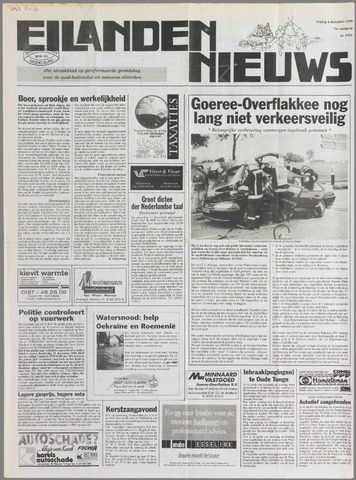 Eilanden-nieuws. Christelijk streekblad op gereformeerde grondslag 1998-12-04