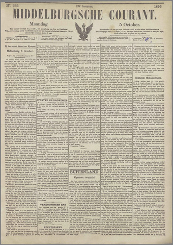 Middelburgsche Courant 1896-10-05