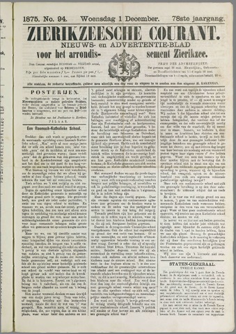 Zierikzeesche Courant 1875-12-01