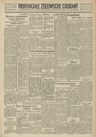 Provinciale Zeeuwse Courant 1947-03-08