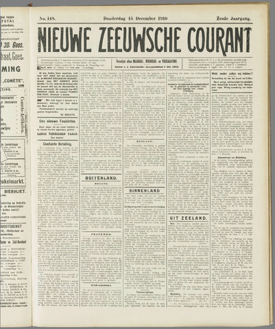Nieuwe Zeeuwsche Courant 1910-12-15