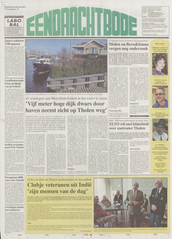 Eendrachtbode /Mededeelingenblad voor het eiland Tholen 2011-02-24