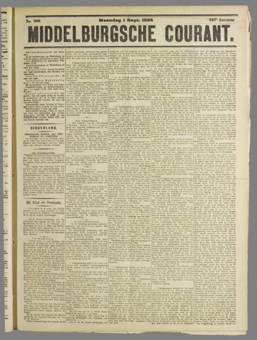 Middelburgsche Courant 1924-09-01