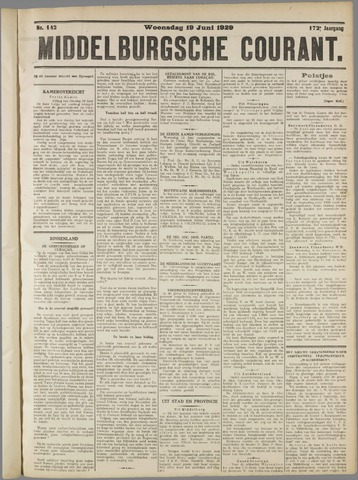 Middelburgsche Courant 1929-06-19