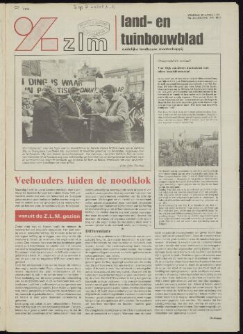 Zeeuwsch landbouwblad ... ZLM land- en tuinbouwblad 1986-04-18