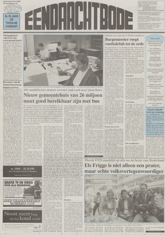 Eendrachtbode /Mededeelingenblad voor het eiland Tholen 2000-05-25