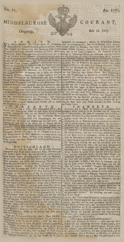 Middelburgsche Courant 1772-06-16