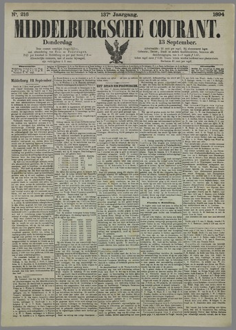 Middelburgsche Courant 1894-09-13
