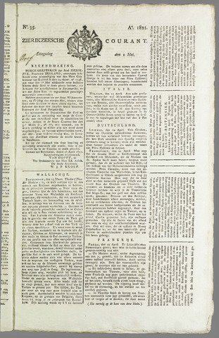 Zierikzeesche Courant 1821-05-01