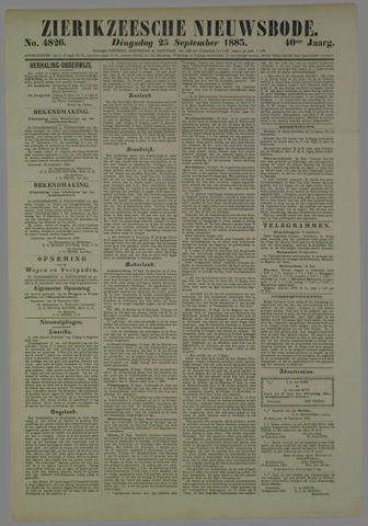 Zierikzeesche Nieuwsbode 1883-09-25