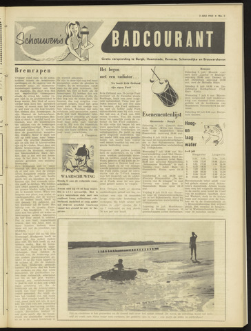 Schouwen's Badcourant 1965-07-02