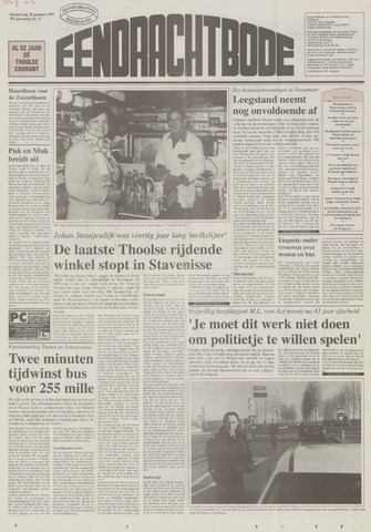 Eendrachtbode /Mededeelingenblad voor het eiland Tholen 1997-01-30