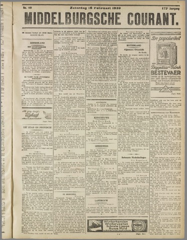 Middelburgsche Courant 1929-02-16