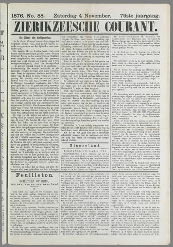 Zierikzeesche Courant 1876-11-04