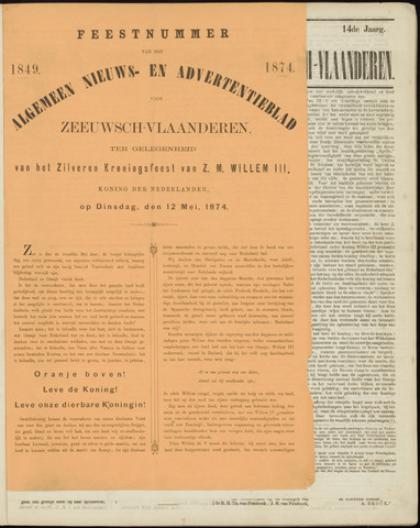Ter Neuzensche Courant / Neuzensche Courant / (Algemeen) nieuws en advertentieblad voor Zeeuwsch-Vlaanderen 1874-05-12