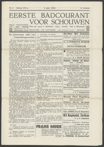 Schouwen's Badcourant 1935-07-03