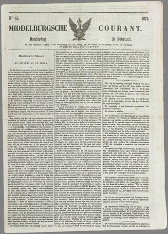 Middelburgsche Courant 1874-02-19
