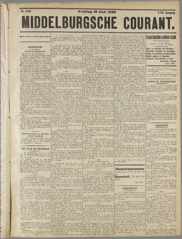 Middelburgsche Courant 1929-07-19