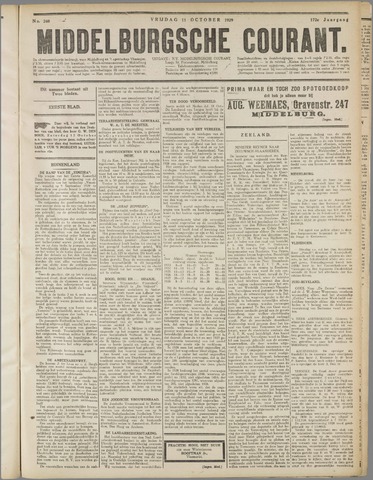 Middelburgsche Courant 1929-10-11