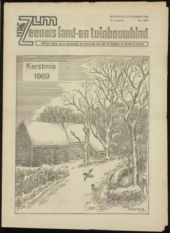Zeeuwsch landbouwblad ... ZLM land- en tuinbouwblad 1969-12-24