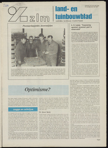 Zeeuwsch landbouwblad ... ZLM land- en tuinbouwblad 1989-01-20