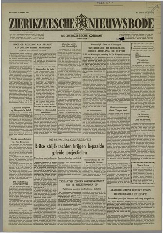 Zierikzeesche Nieuwsbode 1957-03-25