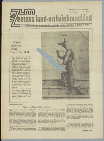 Zeeuwsch landbouwblad ... ZLM land- en tuinbouwblad 1969-01-24