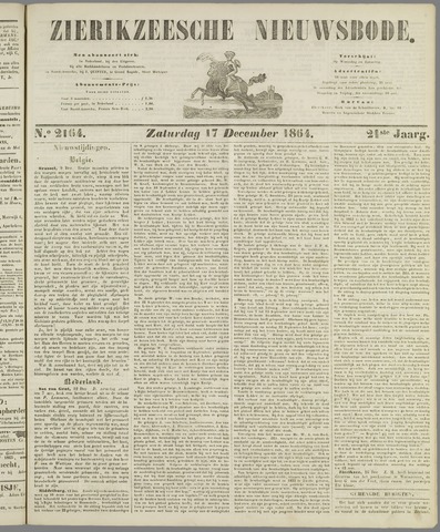 Zierikzeesche Nieuwsbode 1864-12-17