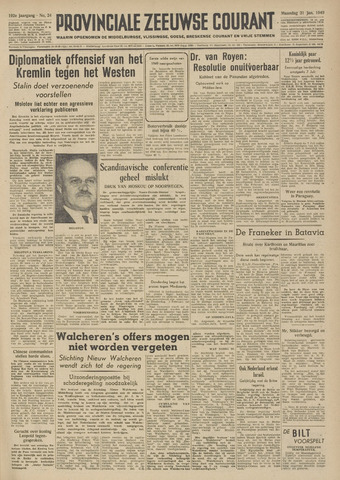 Provinciale Zeeuwse Courant 1949-01-31