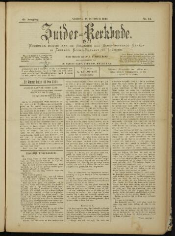 Zuider Kerkbode, Weekblad gewijd aan de belangen der gereformeerde kerken in Zeeland, Noord-Brabant en Limburg. 1904-10-28