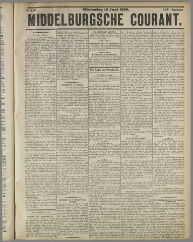 Middelburgsche Courant 1920-06-16