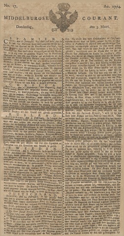 Middelburgsche Courant 1774-03-03