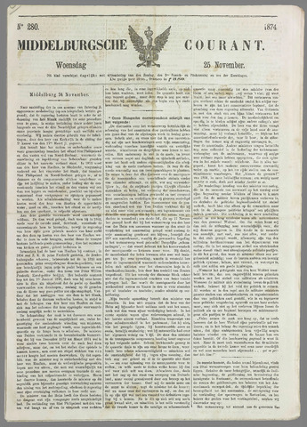 Middelburgsche Courant 1874-11-25