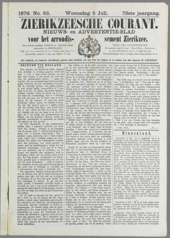 Zierikzeesche Courant 1876-07-05