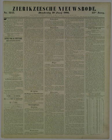 Zierikzeesche Nieuwsbode 1886-06-10