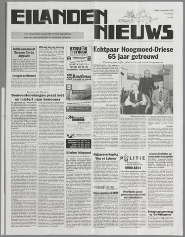 Eilanden-nieuws. Christelijk streekblad op gereformeerde grondslag 2005-09-30