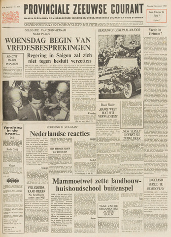Provinciale Zeeuwse Courant 1968-11-02