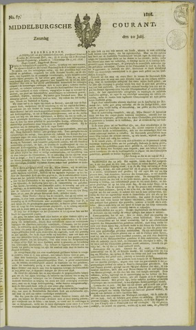 Middelburgsche Courant 1816-07-20