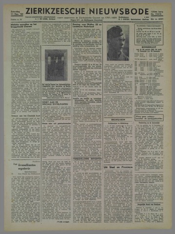 Zierikzeesche Nieuwsbode 1943-12-11