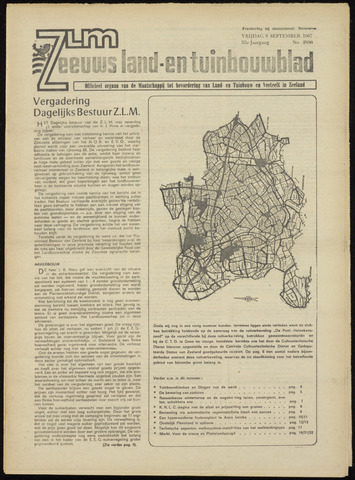 Zeeuwsch landbouwblad ... ZLM land- en tuinbouwblad 1967-09-08