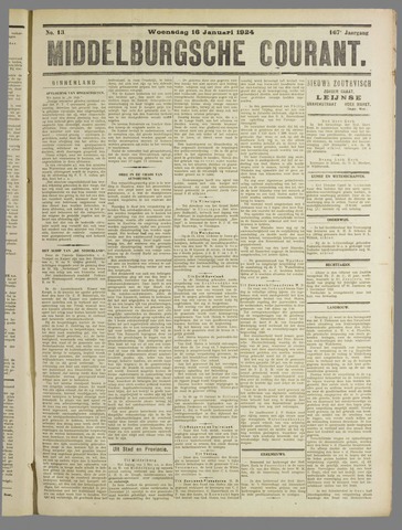 Middelburgsche Courant 1924-01-16